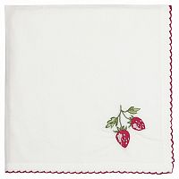 салфетка strawberry red w/embroidery в Нижневартовске