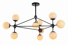 люстра modo 10 black+white черная, белые плафоны в Нижневартовске