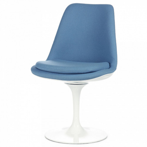 стул tulip с обитой спинкой голубой в Нижневартовске