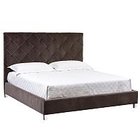 кровать двуспальная 160х200 коричневая madison в Нижневартовске