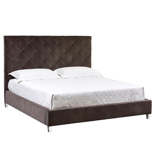 кровать двуспальная 160х200 коричневая madison в Нижневартовске