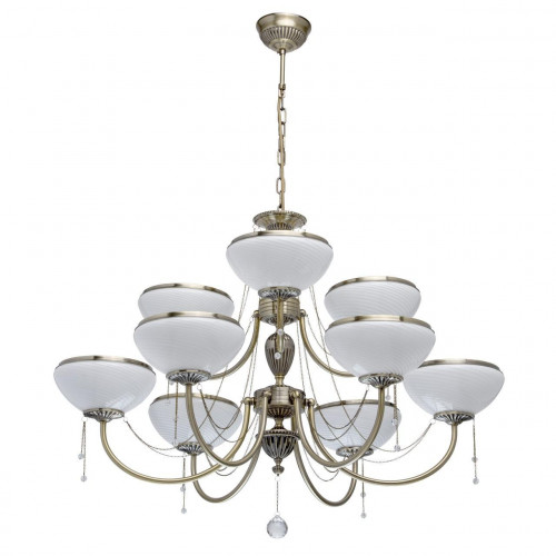 подвесная люстра mw-light фелиция 347019309 белая в Нижневартовске