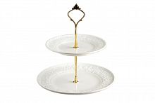 ваза двух ярусная круглая (21 см, 16,5см) the snow queen в Нижневартовске