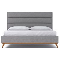 кровать двуспальная 160х200 серая cooper charcoal в Нижневартовске