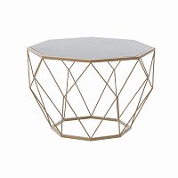 стол gold geometria золотой, черный в Нижневартовске