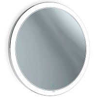зеркало в ванную с подсветкой круглое белое 60х60 см solis в Нижневартовске