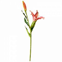 искусственный цветок лилия пурпурно-красная 92 см в Нижневартовске