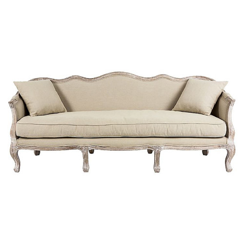 диван «шато» трехместный прямой бежевый в Нижневартовске