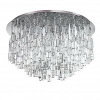 потолочный светильник люстра ideal lux majestic pl10 trasparente в Нижневартовске