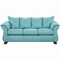 диван interno трехместный прямой голубой в Нижневартовске