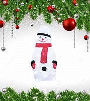 фигурка светодиодная «снеговик-1» 48x23см (09558) uld-m2348-080/sta в Нижневартовске