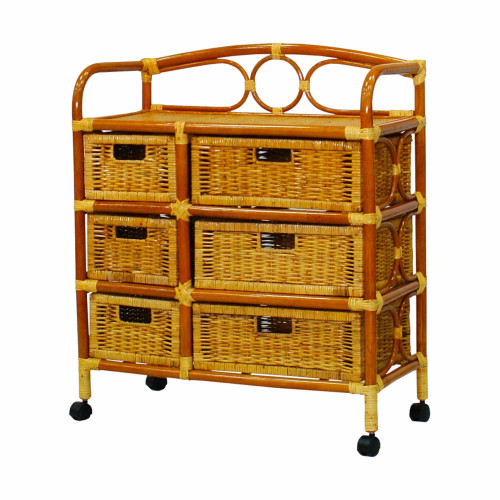 комод, плетёный из ротанга rider (светлый) в Нижневартовске