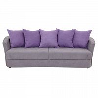 диван california прямой серый с сиреневым в Нижневартовске