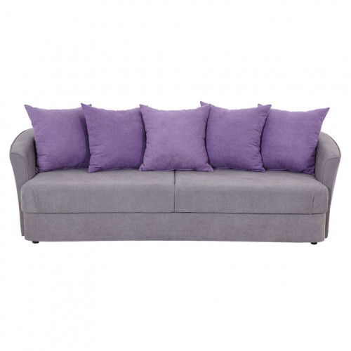 диван california прямой серый с сиреневым в Нижневартовске
