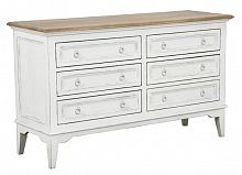 комод на 6 ящиков либерти с состариванием белый в Нижневартовске