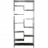 стеллаж silver line серебристый/черный в Нижневартовске