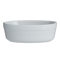 блюдо для запекания william mason овальное 17 см белое в Нижневартовске