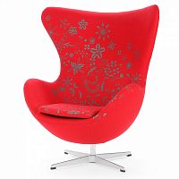 кресло egg красное в Нижневартовске