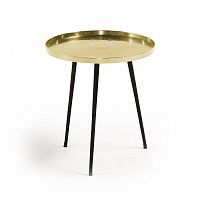 стол приставной finesse золотой металл от la forma (ex julia grup) в Нижневартовске