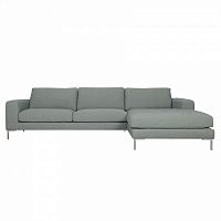 диван passion угловой серо-голубой в Нижневартовске