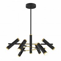 подвесная светодиодная люстра favourite duplex 2324-12p черная в Нижневартовске
