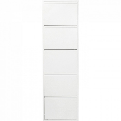 шкаф для обуви caruso белый 50x14x170 в Нижневартовске