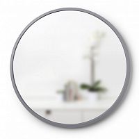 зеркало круглое в серой раме 61 см hub в Нижневартовске