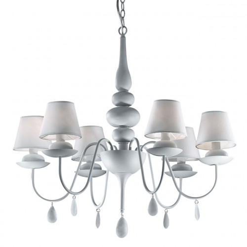 подвесная люстра ideal lux blanche sp6 bianco в Нижневартовске