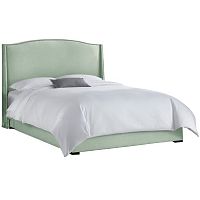 кровать двуспальная 180х200 зеленая cole wingback mint в Нижневартовске