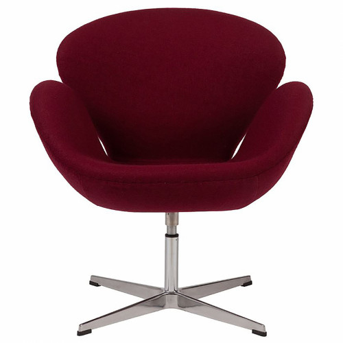 кресло swan chair бордовая в Нижневартовске