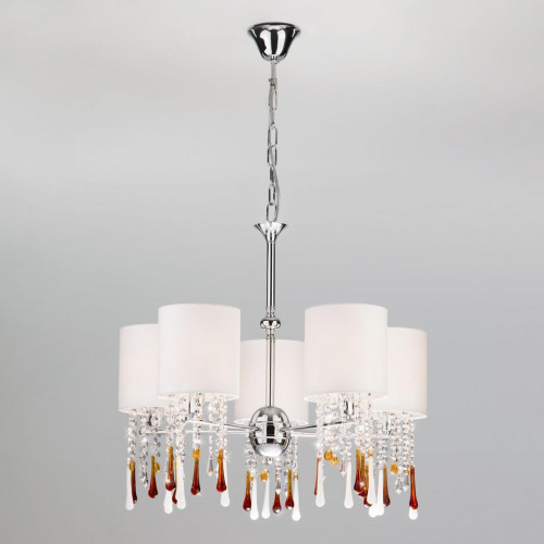 подвесная люстра bogates glamour 300/5 strotskis в Нижневартовске