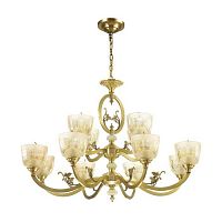 подвесная люстра odeon light piemont 3998/12 белая в Нижневартовске