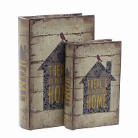 шкатулкикниги, набор из 2 шт. коричневого цвета в Нижневартовске