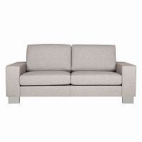 диван quattro 2 двухместный прямой светло-серый в Нижневартовске