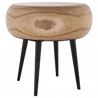 стол журнальный disc top hf12035 черный, светло-коричневый в Нижневартовске