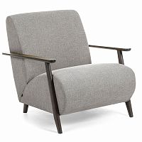 кресло marthan серое на черных ножках в Нижневартовске