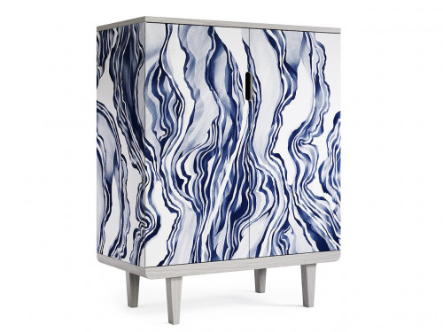 комод triptikh белёный дуб / принт №022 в Нижневартовске