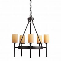 люстра-канделябр подвесная черная свечи в Нижневартовске