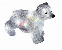 светодиодная фигура медвежонок белый 18см в Нижневартовске