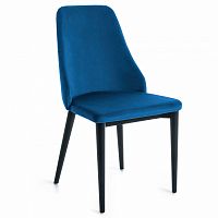 стул roxie бархатный синий от la forma (ex julia grup) в Нижневартовске