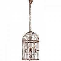 подвесной светильник cage chandelier коричневый в Нижневартовске