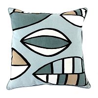 чехол для подушки с двустронним принтом гармония тайги, вышивкой и декоративной окантовкой в Нижневартовске