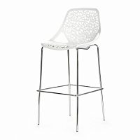 барный стул caprice белый в Нижневартовске