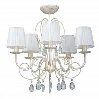 потолочная люстра vitaluce v1186/5pl белая в Нижневартовске