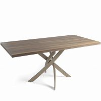 стол обеденный f2133 стеклянный стальные ножки от angel cerda в Нижневартовске