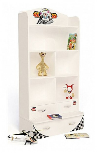 стеллаж abc king sport 7 полок 3 ящика, материал: лдсп в Нижневартовске