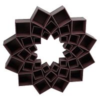 стеллаж лотос 3 круга венге от odingeniy в Нижневартовске