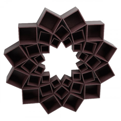 стеллаж лотос 3 круга венге от odingeniy в Нижневартовске