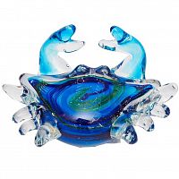 статуэтка краб 11х8х4 см, цвет синий в Нижневартовске