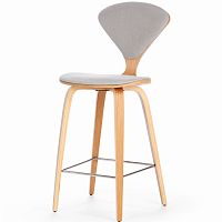 барный стул cherner с обивкой серый в Нижневартовске